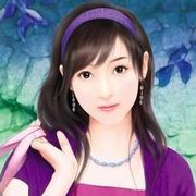 红霞染素妆