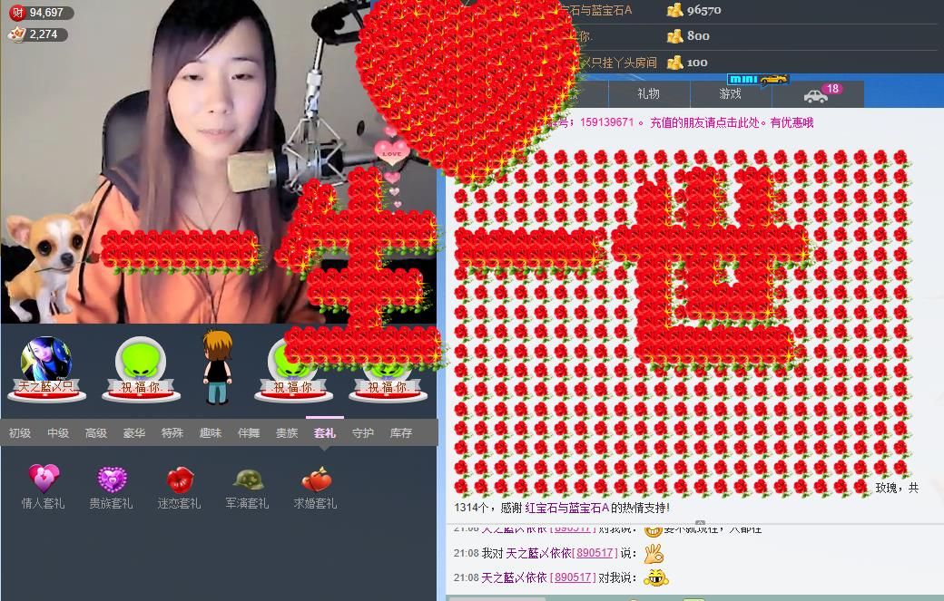 红宝石与蓝宝石，的图片