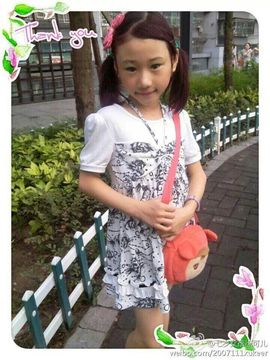 七岁女孩徐可儿主播照片