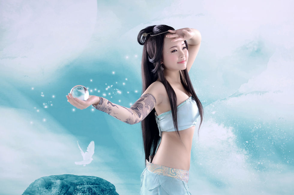 风中的风铃的图片