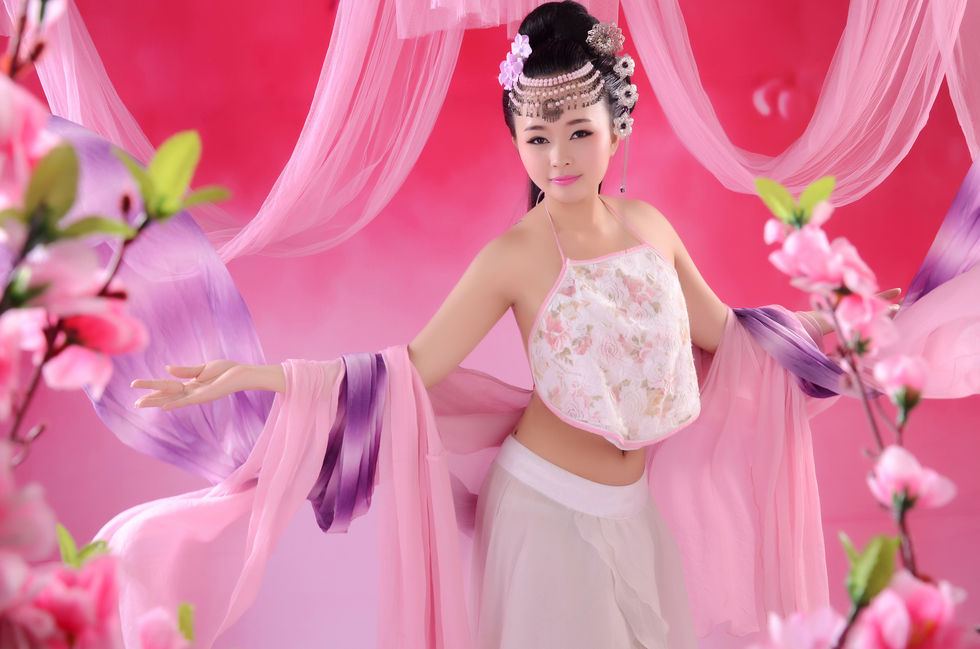 风中的风铃的图片