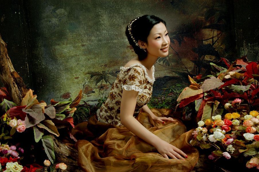 风中的风铃的图片