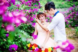 桂林花海景区主播照片