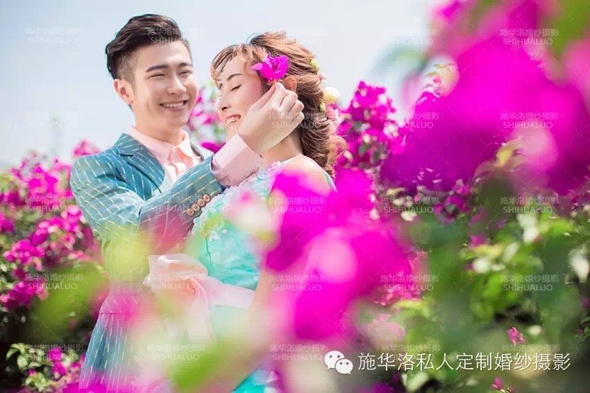 桂林花海景区的主播照片