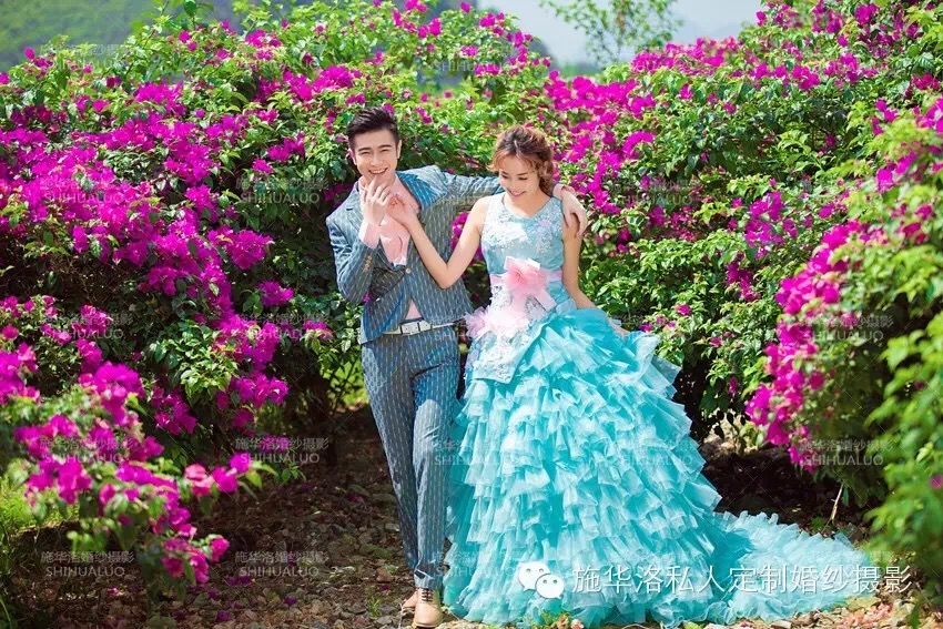 桂林花海景区的主播照片