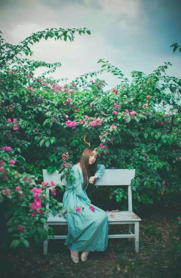 桂林花海的主播照片