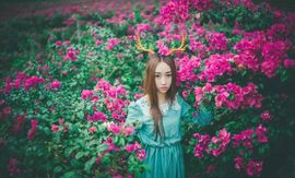 桂林花海主播照片