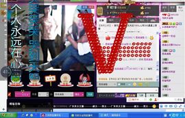 美妹唱歌。主播照片