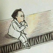 一本正经的小青年。