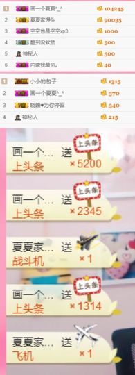 你好哇，夏夏💗。主播照片