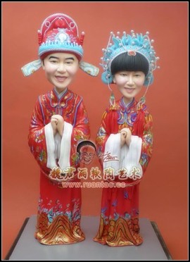 魏君丽雕像艺术主播照片