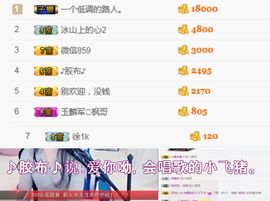 是你的小飞猪主播照片