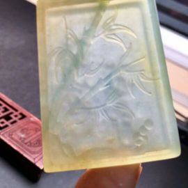 明生翡翠加工镶嵌成品主播照片