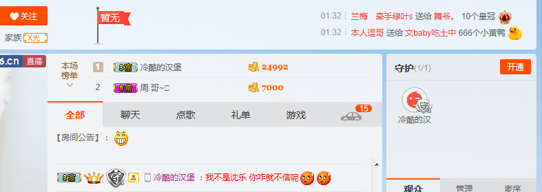 可爱的小橘子的主播照片