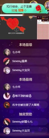 Sevenღ你七七呀主播照片