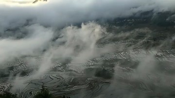 江总云南梯田日出2