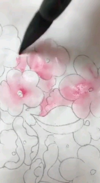 粉红花海