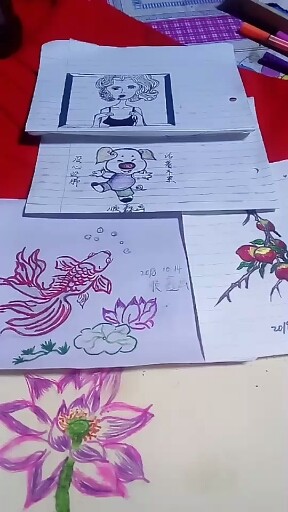 看看哪张画的最好。