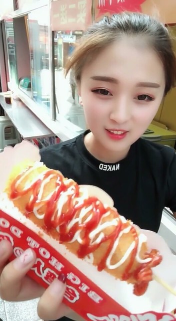 拉丝热狗棒
