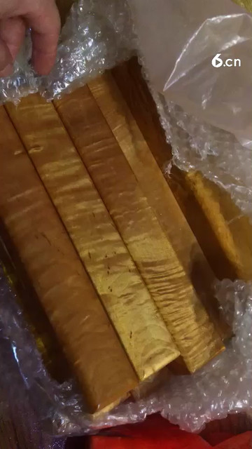 金丝楠镇尺成品了