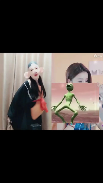 小绿人跳得真好