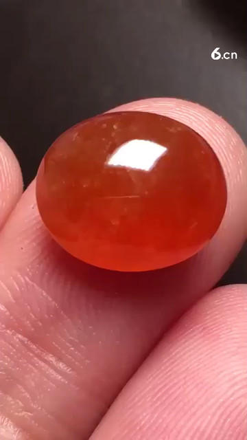 4100天然红蛋面，镶