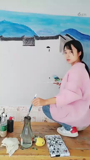 教主画的房子😂👍