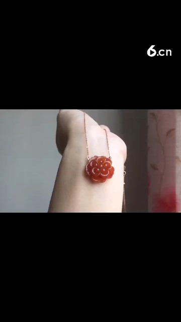 红翡花朵🌺锁骨链
