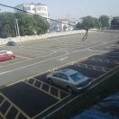 交通设施公司划线安装海报