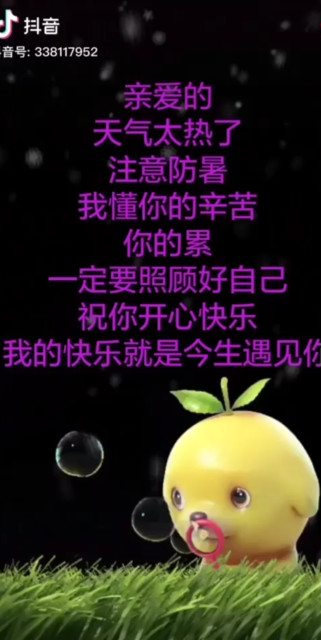 天气太热了一定照顾好自己。宠