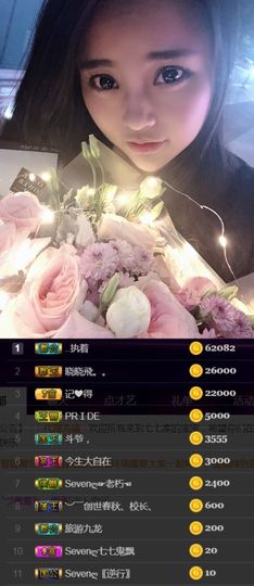 Sevenღ你七七呀主播照片