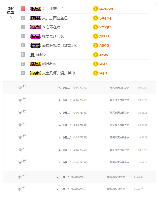 小筱~的主播照片