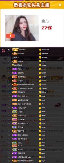 鑫儿～主播照片