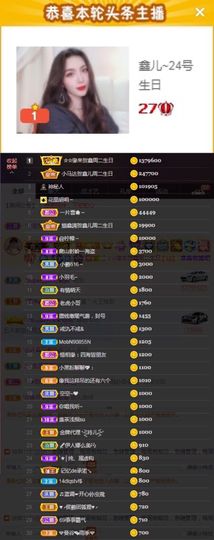 鑫儿～主播照片