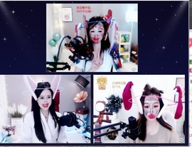 参会人数主播照片