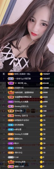 Sevenღ萌新七七主播照片