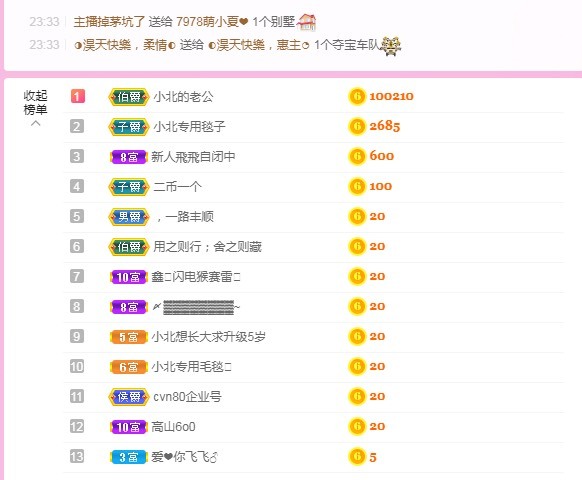 小北不在主播照片