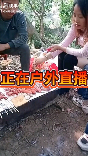 正在户外直播风景