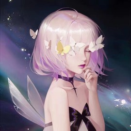 蓝小莓小朋友主播照片