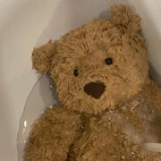 淋湿的小熊熊
