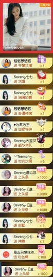 Sevenღ你七七呀主播照片