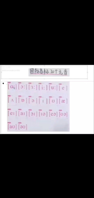 国际音标元音