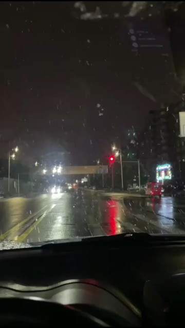 我的城市下雪❄️了