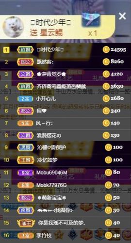 沁馨ღ求百元榜主播照片