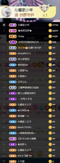 沁馨ღ求百元榜主播照片