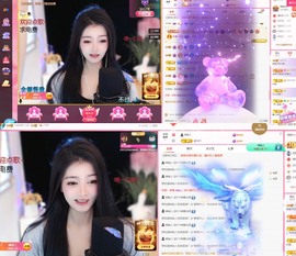 微晨美女主播照片