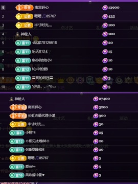 晴丫！求个百元榜主播照片