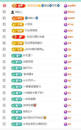 聆听恭贺北哥荣升帝圣主播照片