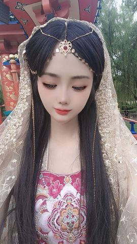 妞妞骑行中国主播照片