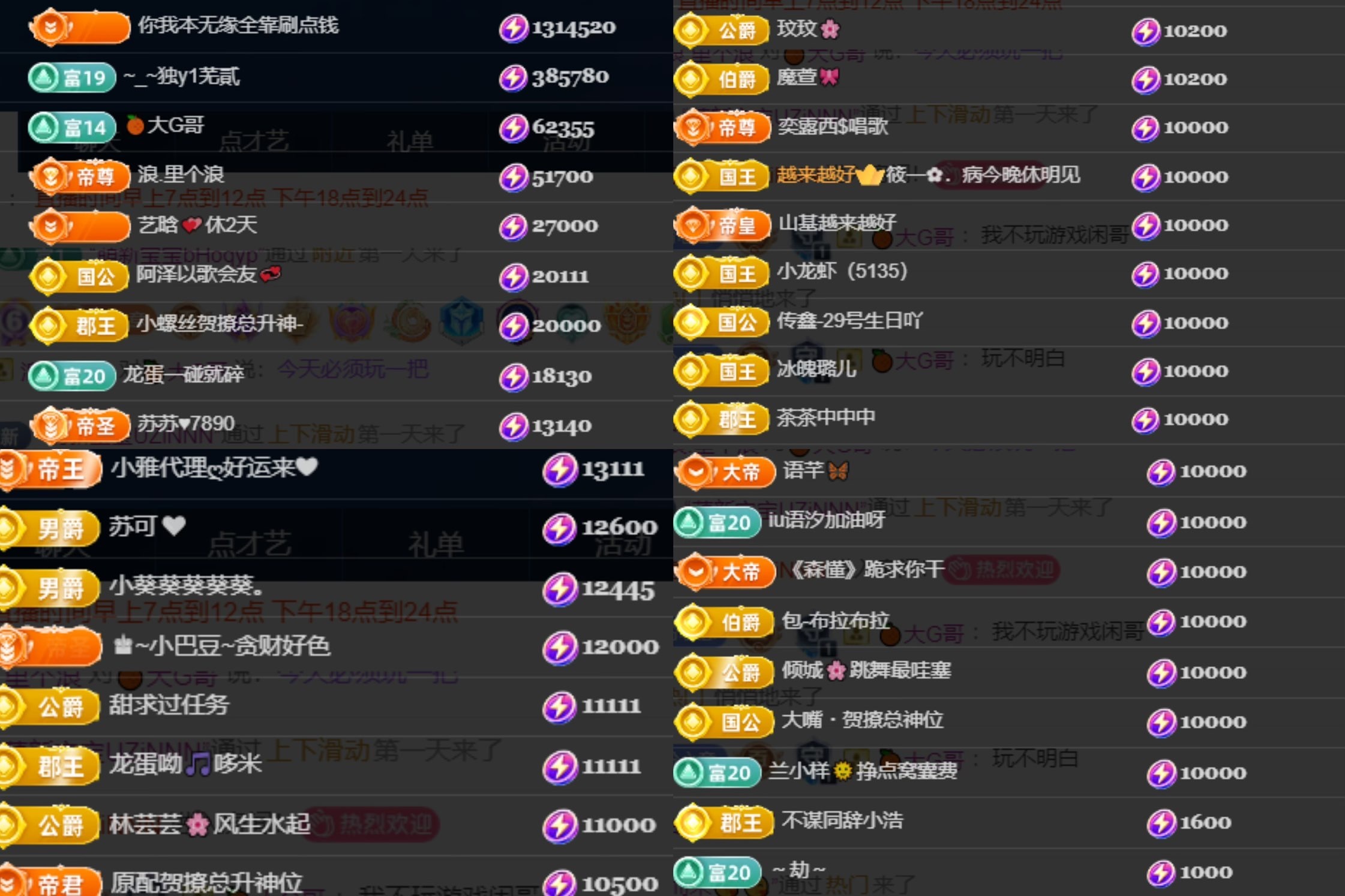 初心求占榜主播图片